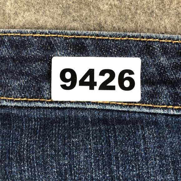 GAP 1969 Dark Wash Flare Jeans Womens Size 12R Classic Fit Stretch Mid Rise - Picture 15 of 15